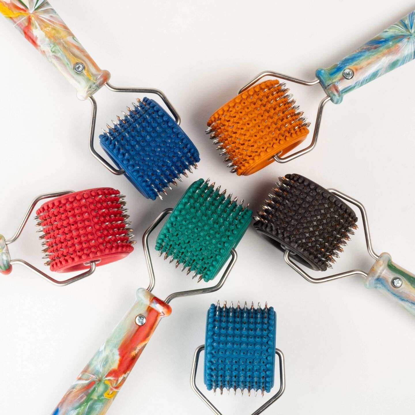 Acupuncture Lyapko Applicator Massager Roller, Acupuncture Rug Pad Needle Ball
