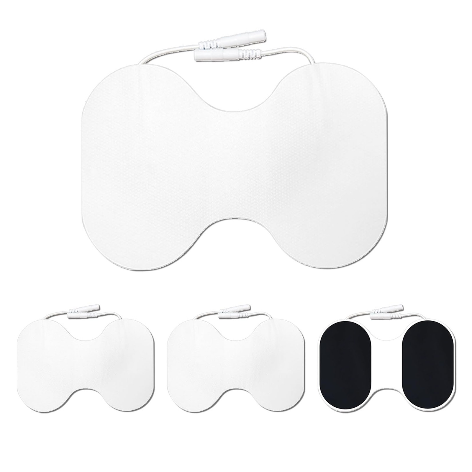 4 Pcs TENS Unit Replacement Pads,2 Pin Extra Large Butterfly TENS Unit Electr…