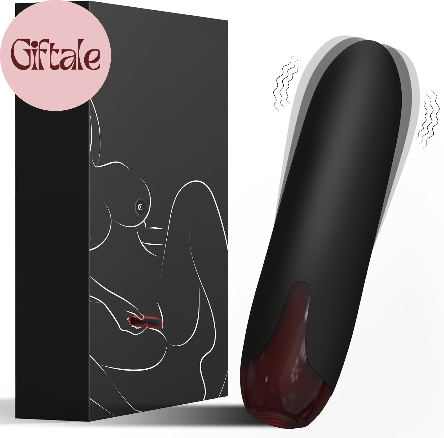 Mini Bullet Vibrator for Women, Waterproof Mini Clit Vibrator with 10 Modes, Ful