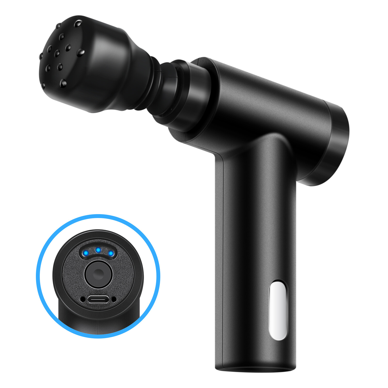 Mini Pocket-Sized Deep Tissue, Portable Percussion Massager Gun, USB Charging