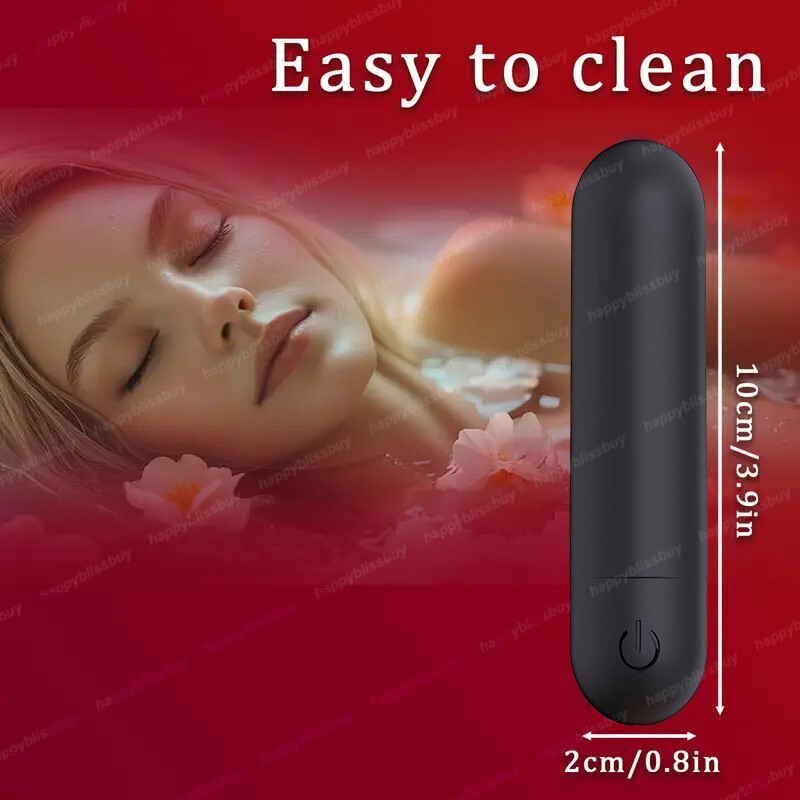 Mini powerful Bullet Shape 10 Speed Vibrating Massage Neck Back Rechargeable