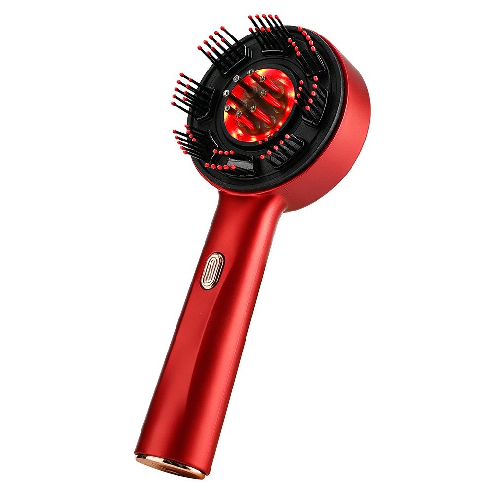 Upgrade Electric Scalp Massager Brush Massage Comb – Red Light Therapy & Oil US