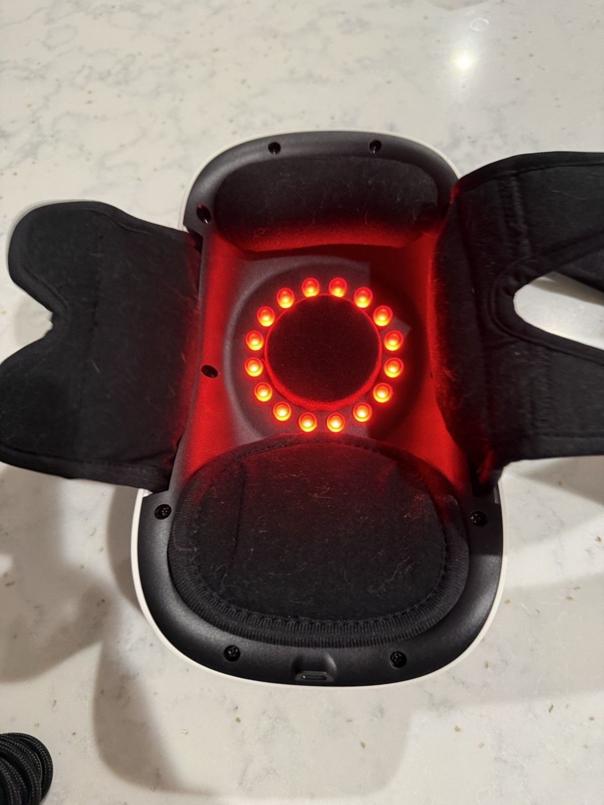 Knee Massager with Heat And Red Light Therapy, No Box, Rechargeable Cordless