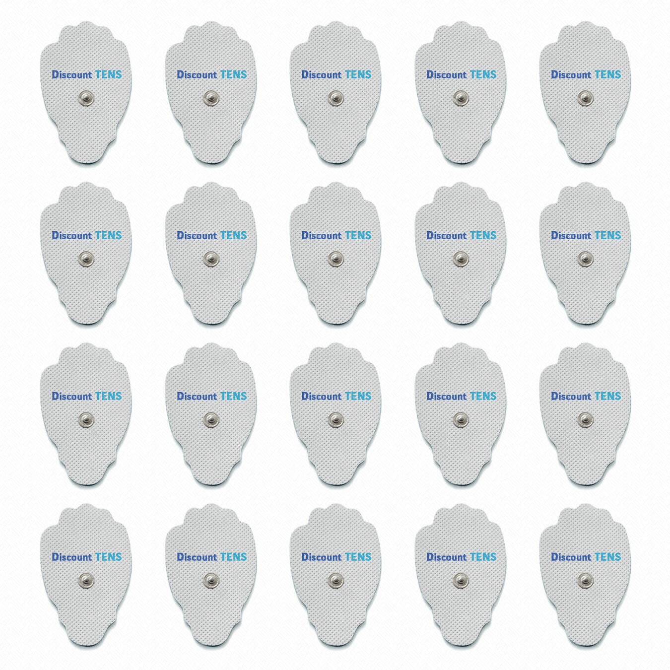 TENS Electrodes, Super Value 20 Replacement Electrode Pads for TENS Units, Snap