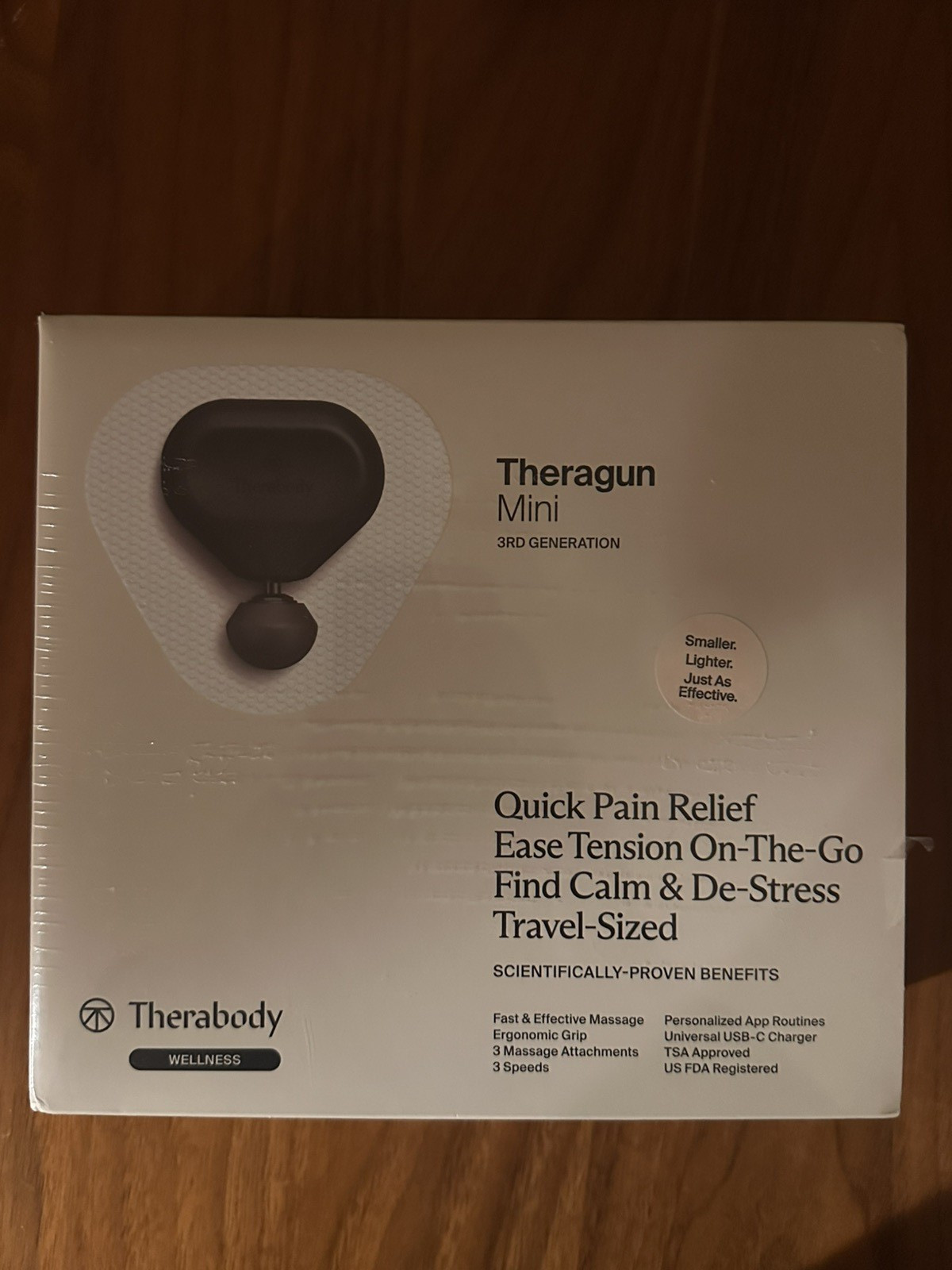 Theragun Mini 3rd Generation Ultra-Portable Massage Gun, Black