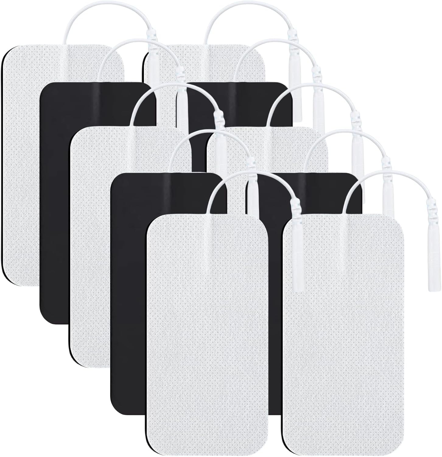 TENS Unit Replacement Pads 10 Pcs, TENS Unit Electrode Pads 2″X4″, Large