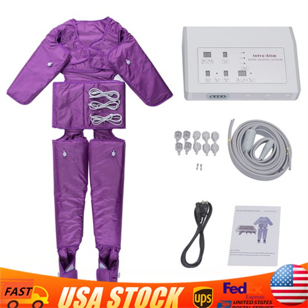 Air Pressure Pressotherapy Lymphatic Weight Loss Slimming Machine Suit 400W 110V