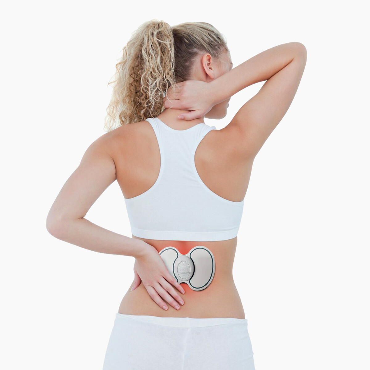 TENS Unit EMS Pulse Wireless Pad Body Massager for Back Pain Relief Muscle Aches