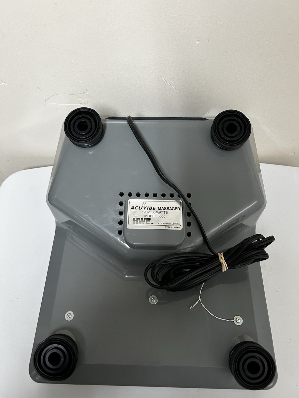AcuVibe Computer Vibrating Foot Massager Model 5005 Multi-Speed Function