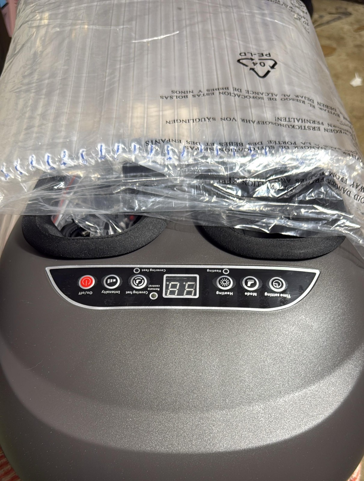 Heated Shiatsu Foot Massager Deep Kneading Pain Relief Machine Gift for Men Wome