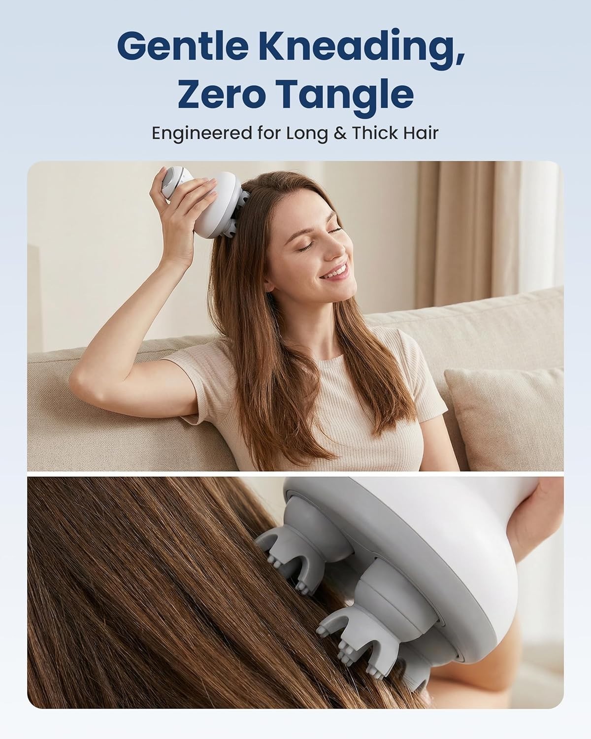 Electric Scalp Massager for Hair Growth: 84 Nodes for Home Spa Experience