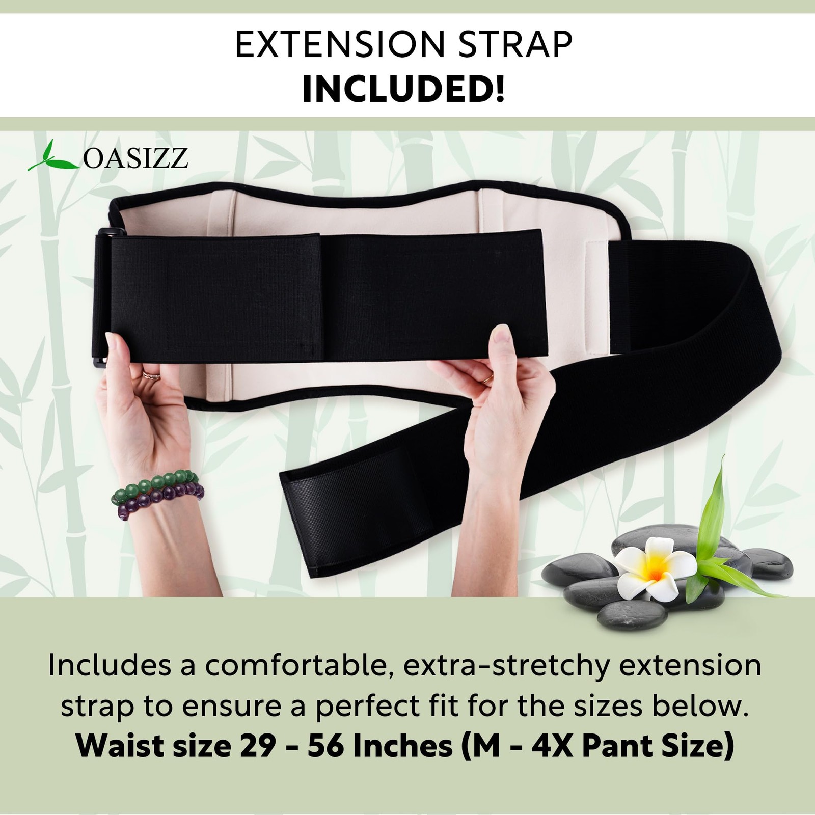 Premium Reusable Castor Oil Pack Wrap for Stomach (5-Piece, M-4X, Black) – Pu…