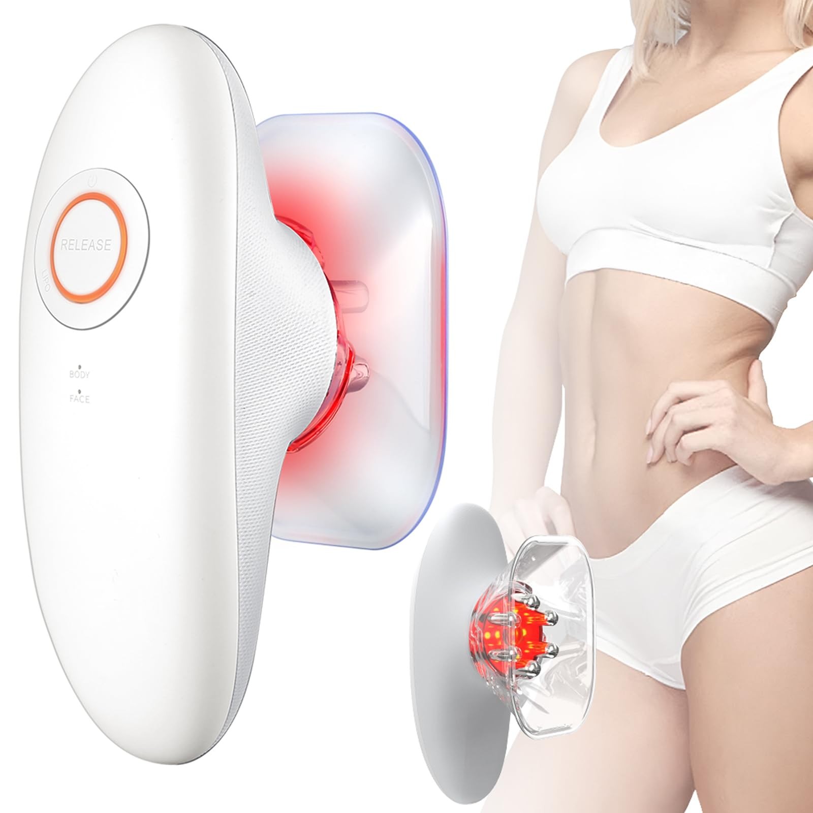 Body Sculpting Machine, Professional Cordless Handheld White