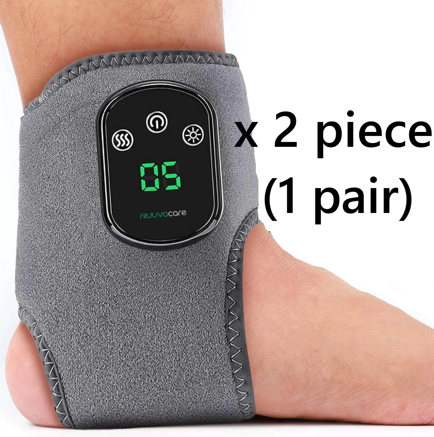 2 Rejuvacare Foot Renew 3-in-1 Nerve Relief Ankle Massager Pair 2 count Used