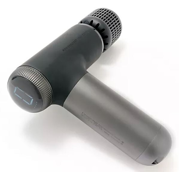 Sharper Image Powerboost Pro+ Hot & Cold Percussion Massager,4Hds&Case,V57000 F2