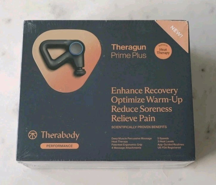 Theragun Prime Plus Heated Massage Gun Factory Sealed