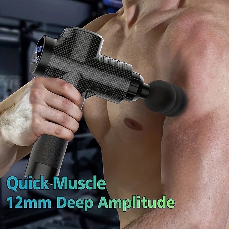 6 speeds Massage Gun Percussion Massager Deep Tissue Muscle Vibrating Relax