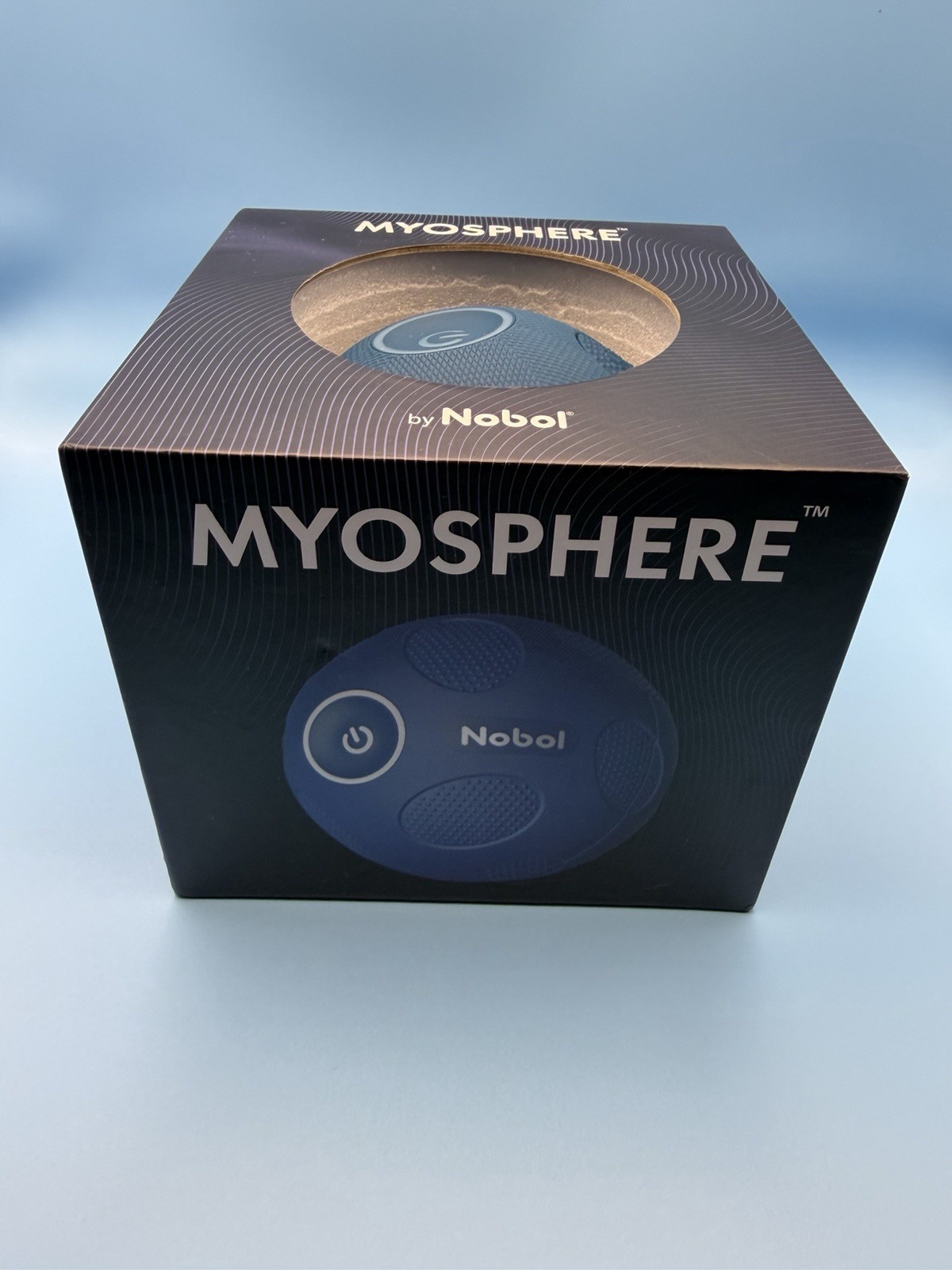 Nobol MyoSphere Vibration Massage Ball Nobol Blue- Limited Edition New In Box