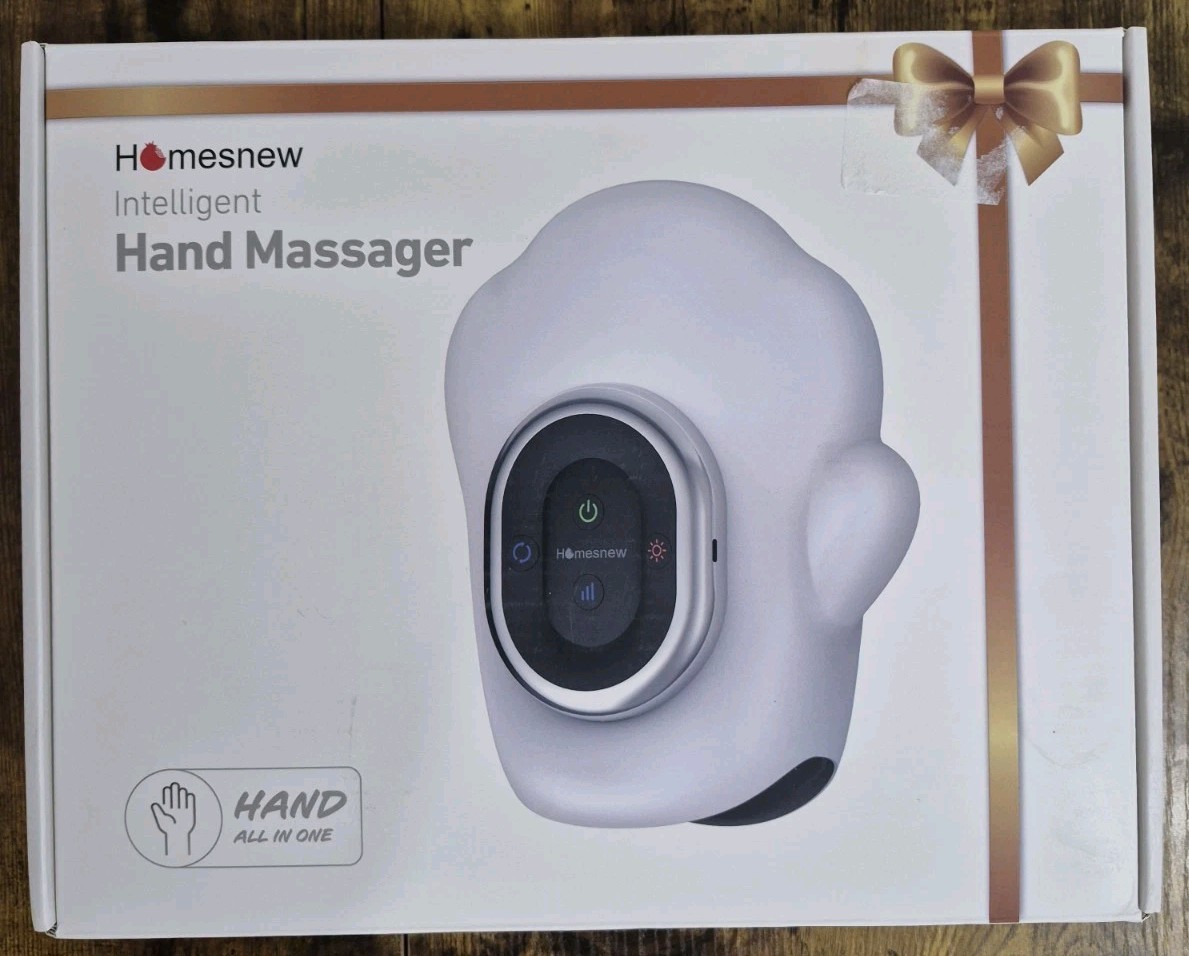 Updated Electric Hand Massager with Heat and Compression Wrist Finger Massage