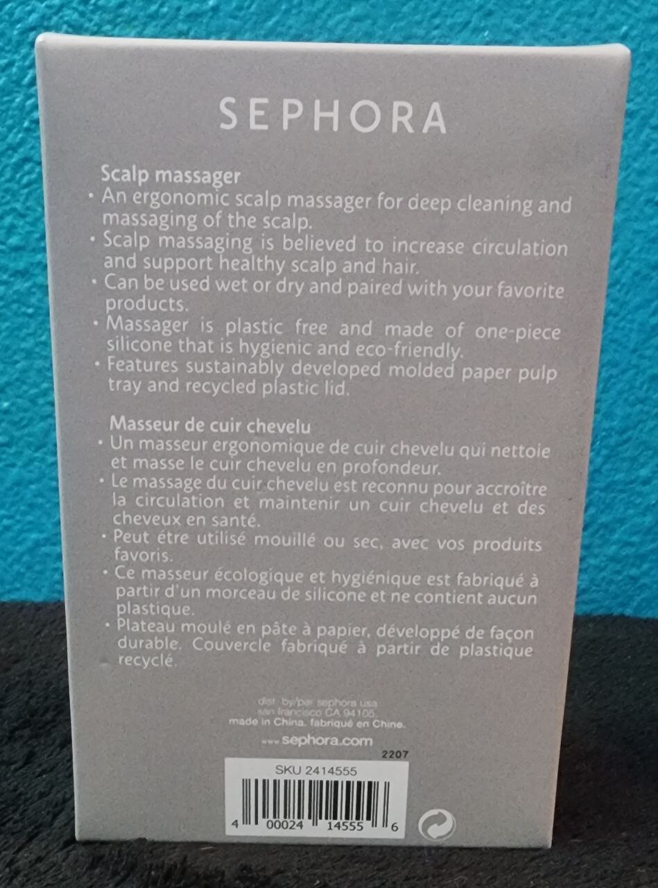 SEPHORA SCALP MASSAGER Light Purple (Silicone)