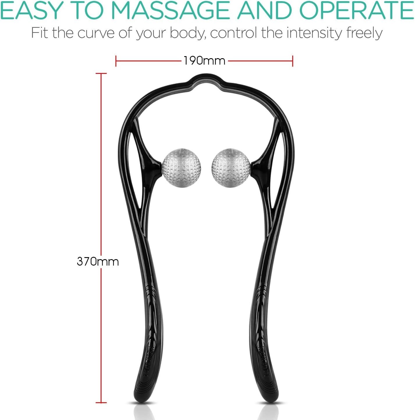 Shiatsu Neck Massager – Portable Deep Tissue Massager with Heat & Speed Control