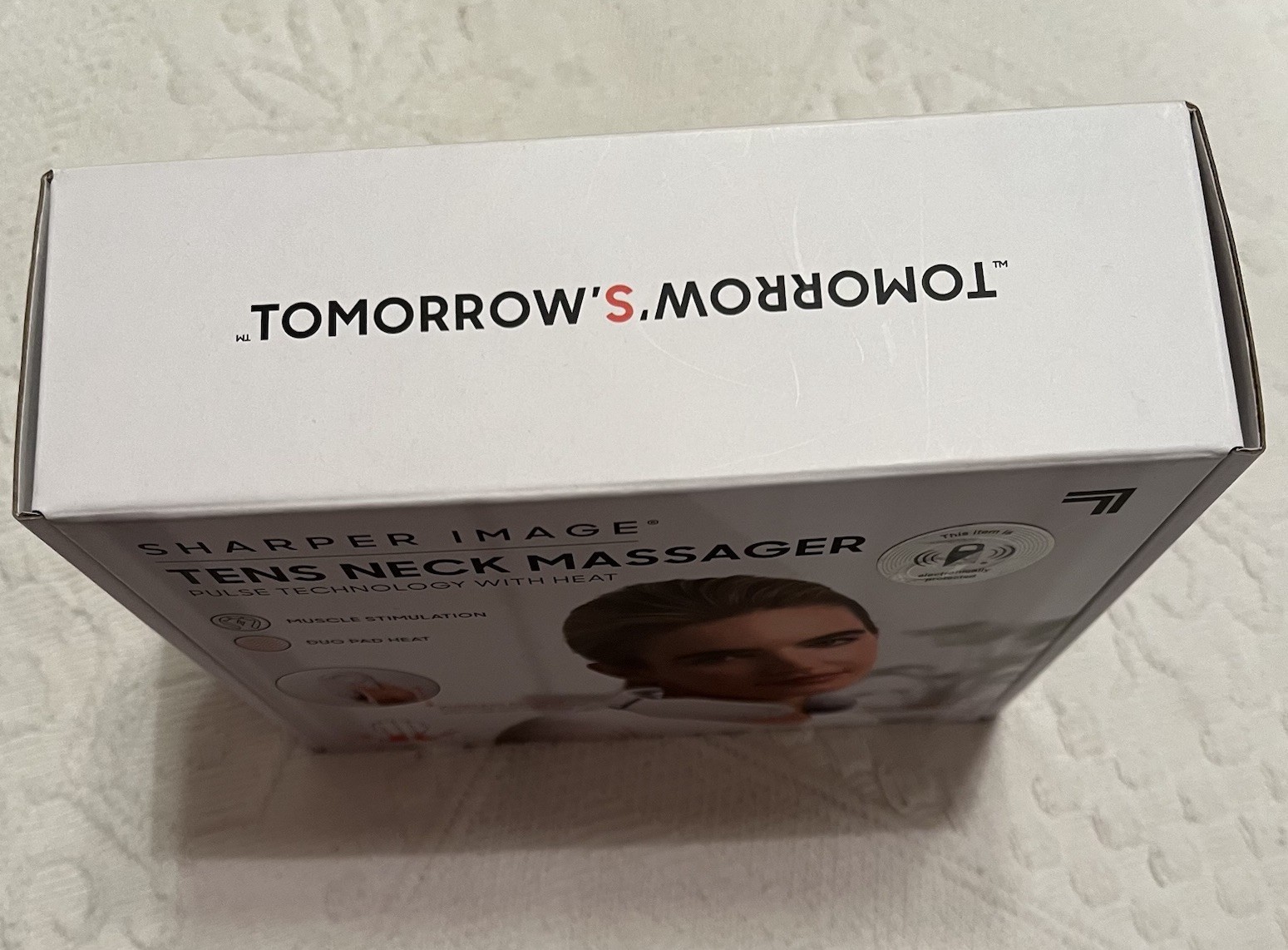 Sharper Image Tens Neck Massager Pulse Technology With Heat.