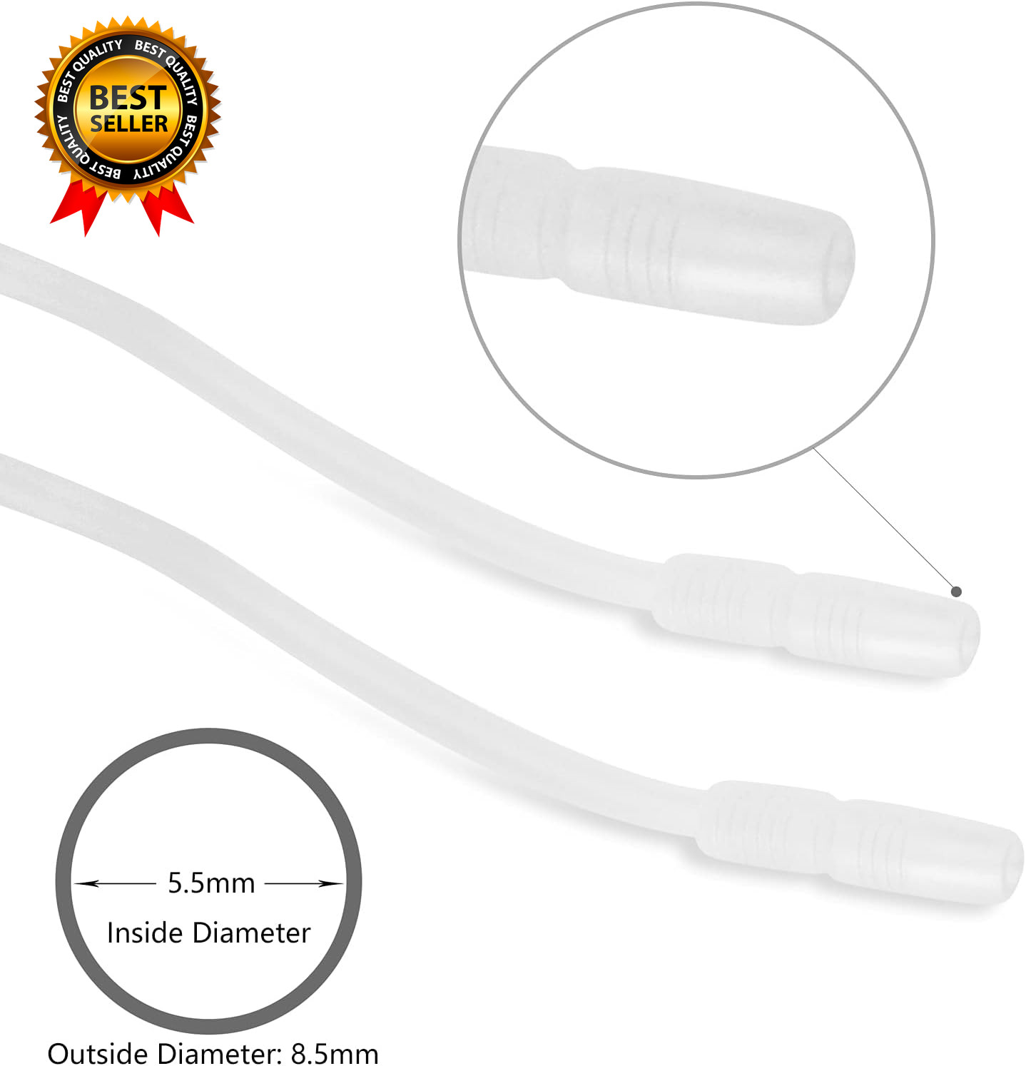 Vacuum Therapy Machine Accessories, Premium Silicone Y-Type