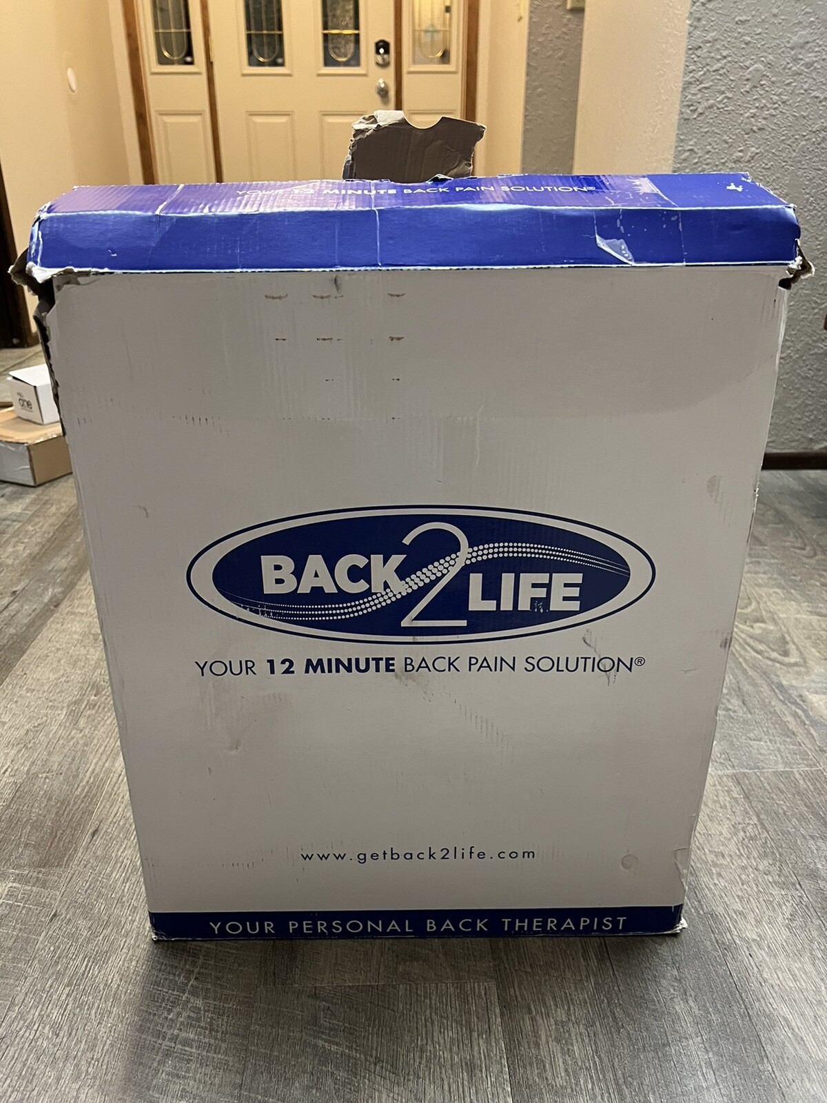 Back To Life Model B2LA Continuous Motion Therapeutic Massager Back Pain In Box