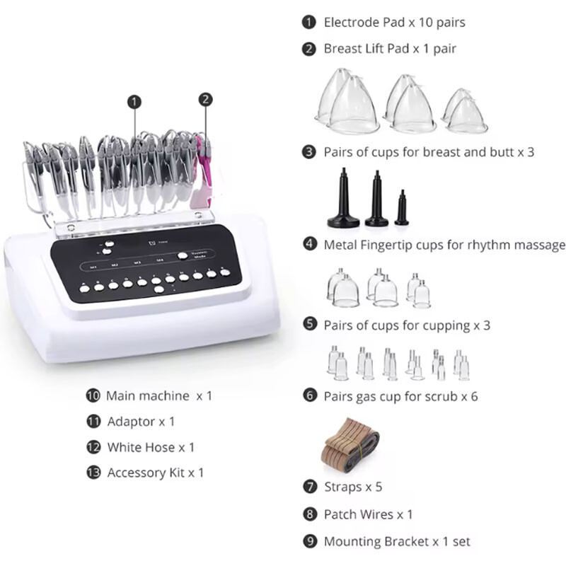 Bio Microcurrent Treatment Therapy Breast Massage Lifting Enhancement Device