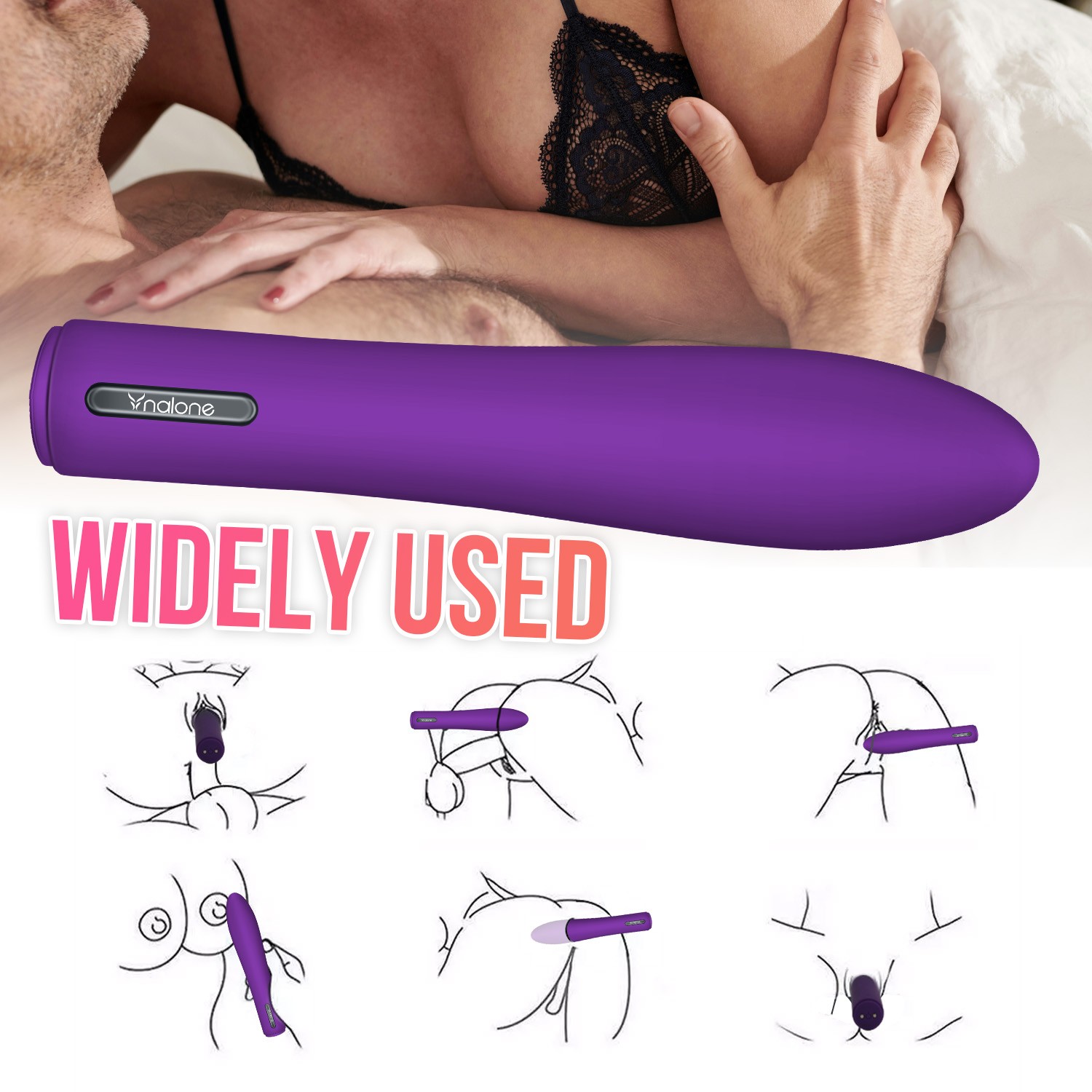 Handheld Massager Wand Vibrating Massage Magic Full Body Therapy Motor 20 Speed