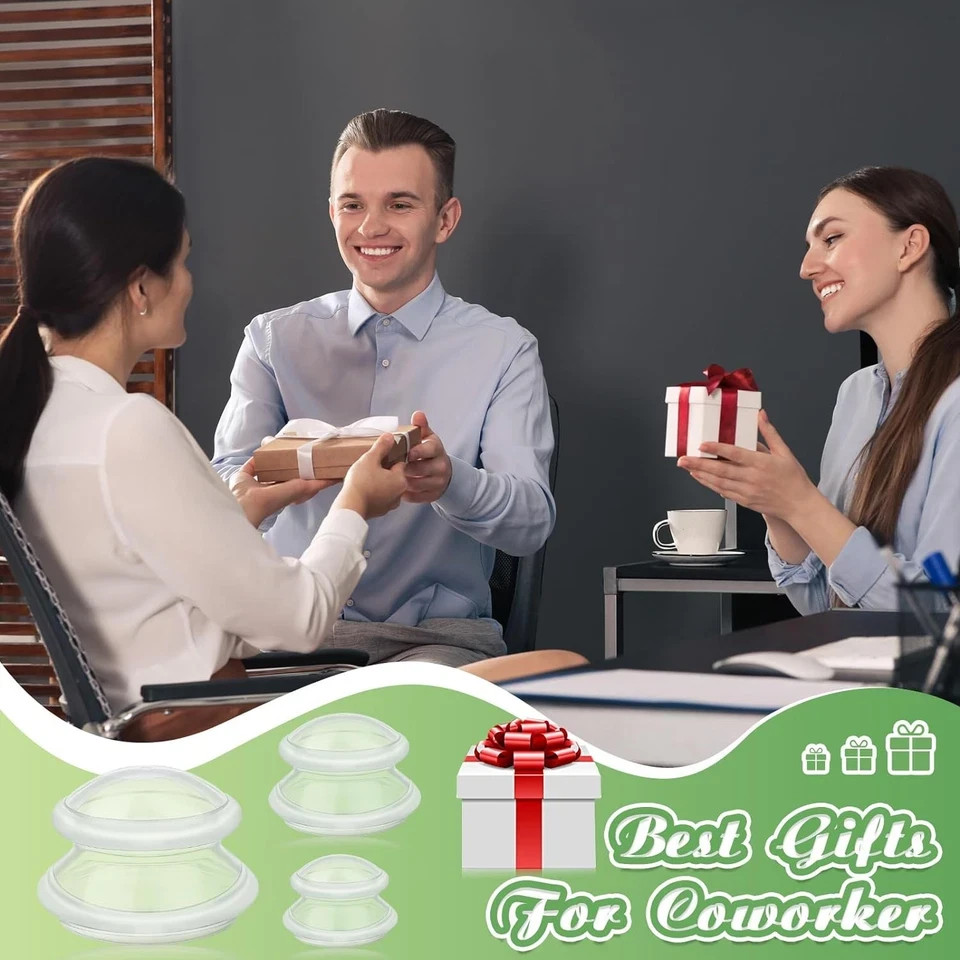 6PCS Cupping Therapy Set Silicone Cupping Therapy for Joint/Muscle Pain 3 Sizes