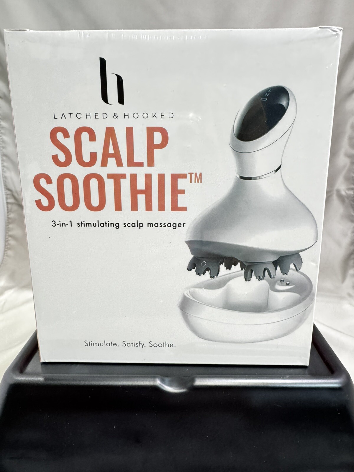 Rechargeable Waterproof Electric Scalp Massager for Hair Growth & Stress Relief