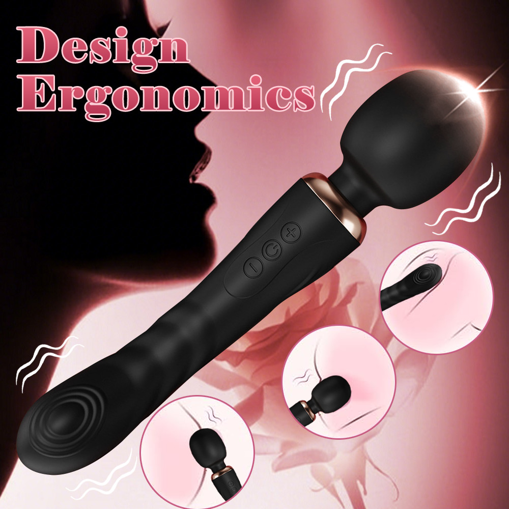 Discreet Women’s Wand: 10 Modes Vibrating Wand, Rechargeable Massager for Women
