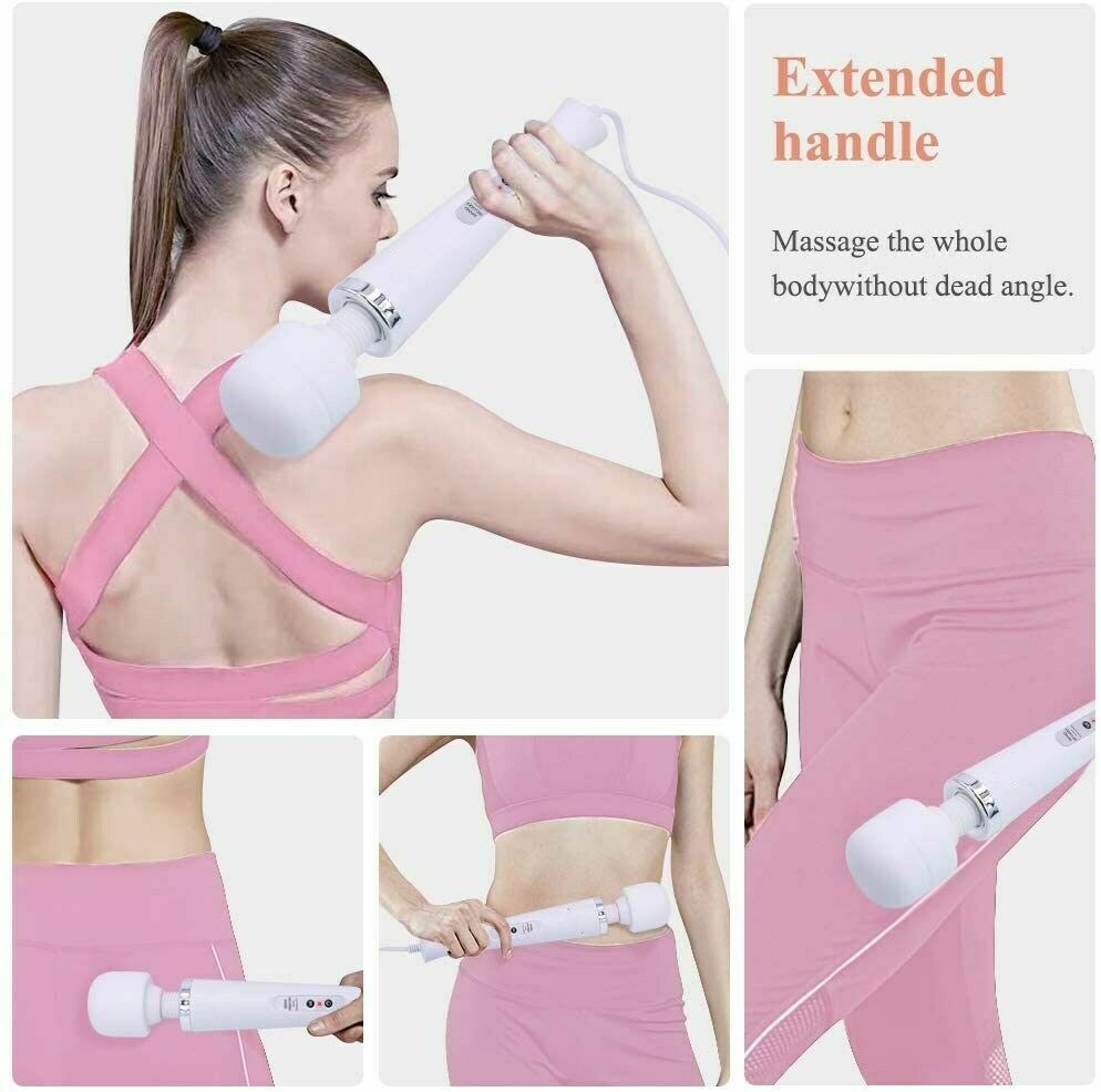 Multispeed Handheld Massager Vibrating Massage Body Therapy Motor 20 Speed