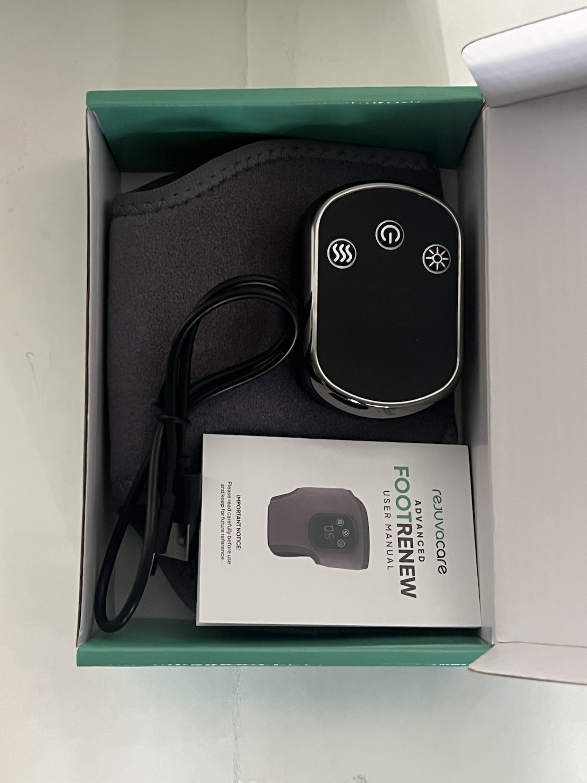 NEW Rejuvacare Advanced FootRenew 3-In-1 Foot Nerve Relief