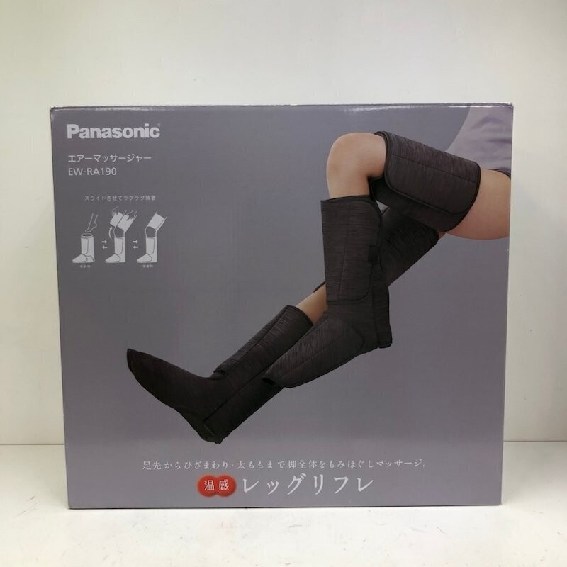 Panasonic Foot Massager Air Massager Leg Refresh EW-RA190-H Gray AC100 V Japan