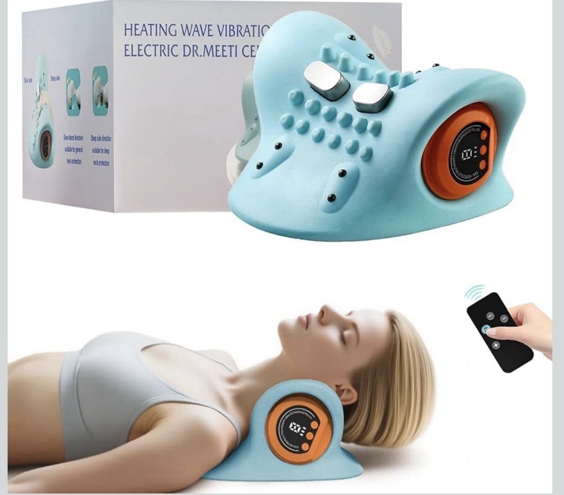 Heating Wave Vibration Electric Dr. Meeti Cervical Pillow -barely used