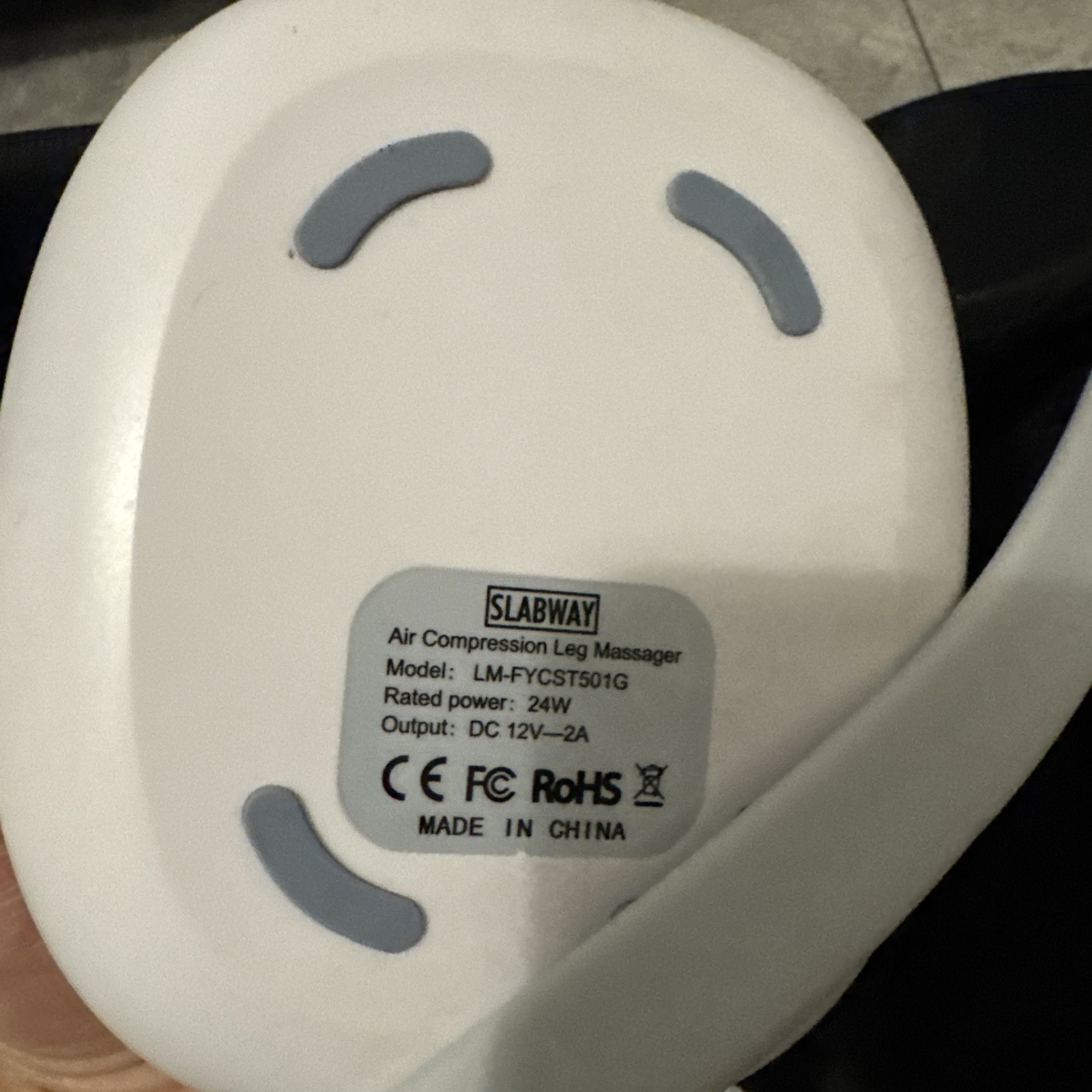 Slabway Air Compression Heated Leg Foot Massager LM-FYCST501G 24W DC 12V-2A
