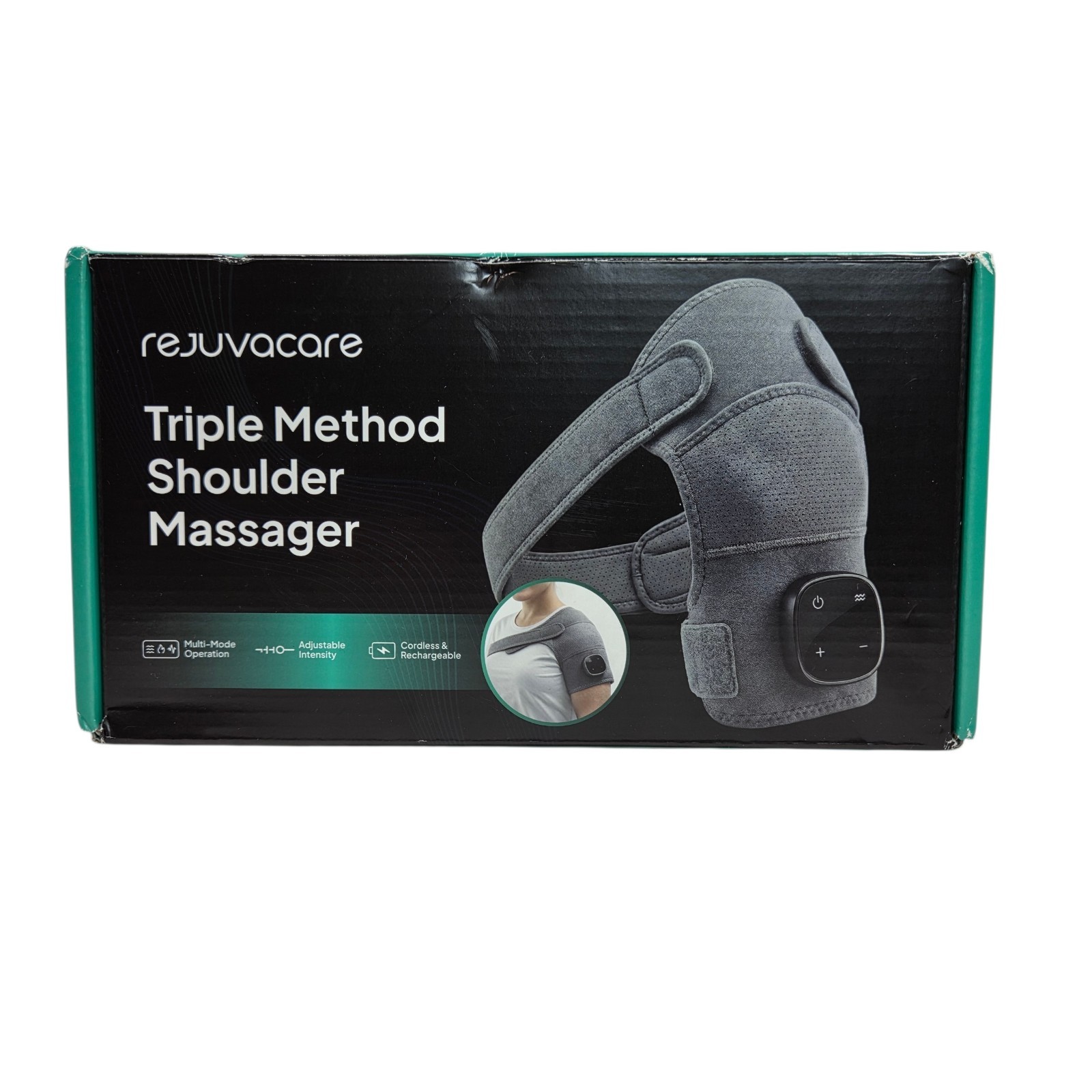 Rejuvacare Triple Method Shoulder Massager with Heat Cordless & Rechargeable