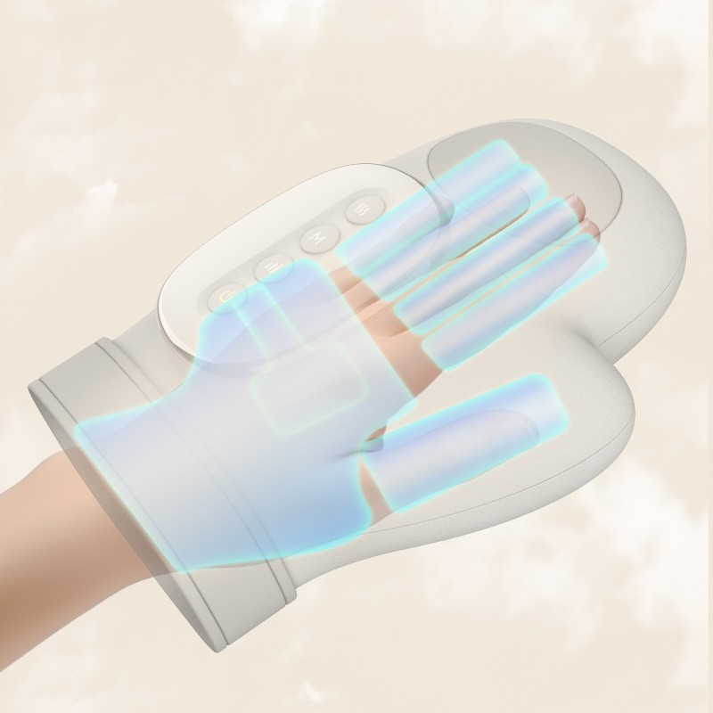 Finger & Wrist Massager Hot Compress Air Pressure Hand Massage Device