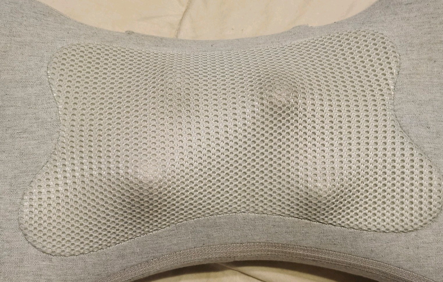iPuffy – Premium Lumbar Massager Natural Cotton Upholstery, Infrared Setting
