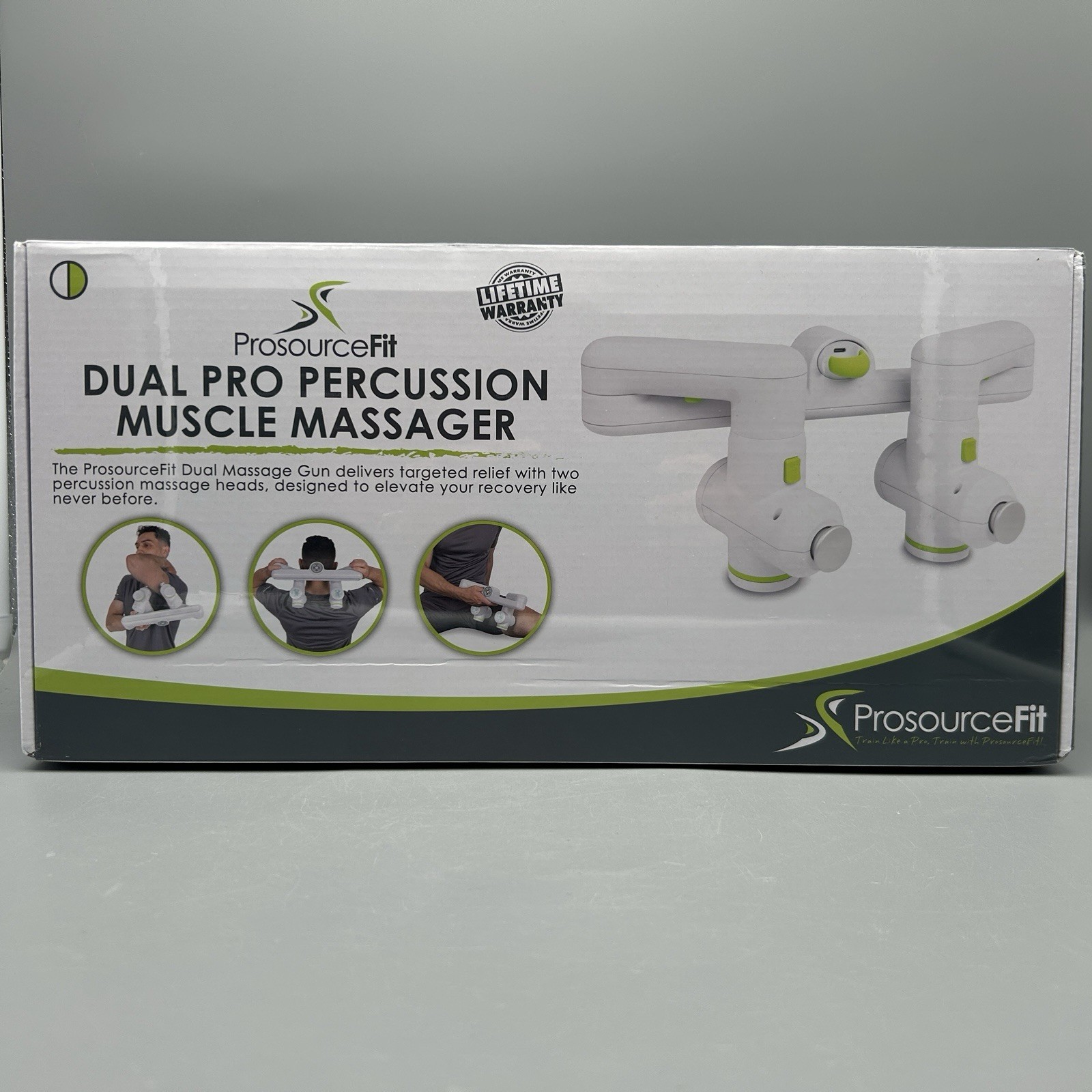 Dual Pro Percussion Massage Gun, 6 Attachable Pieces for Deep Tissue Relief, …