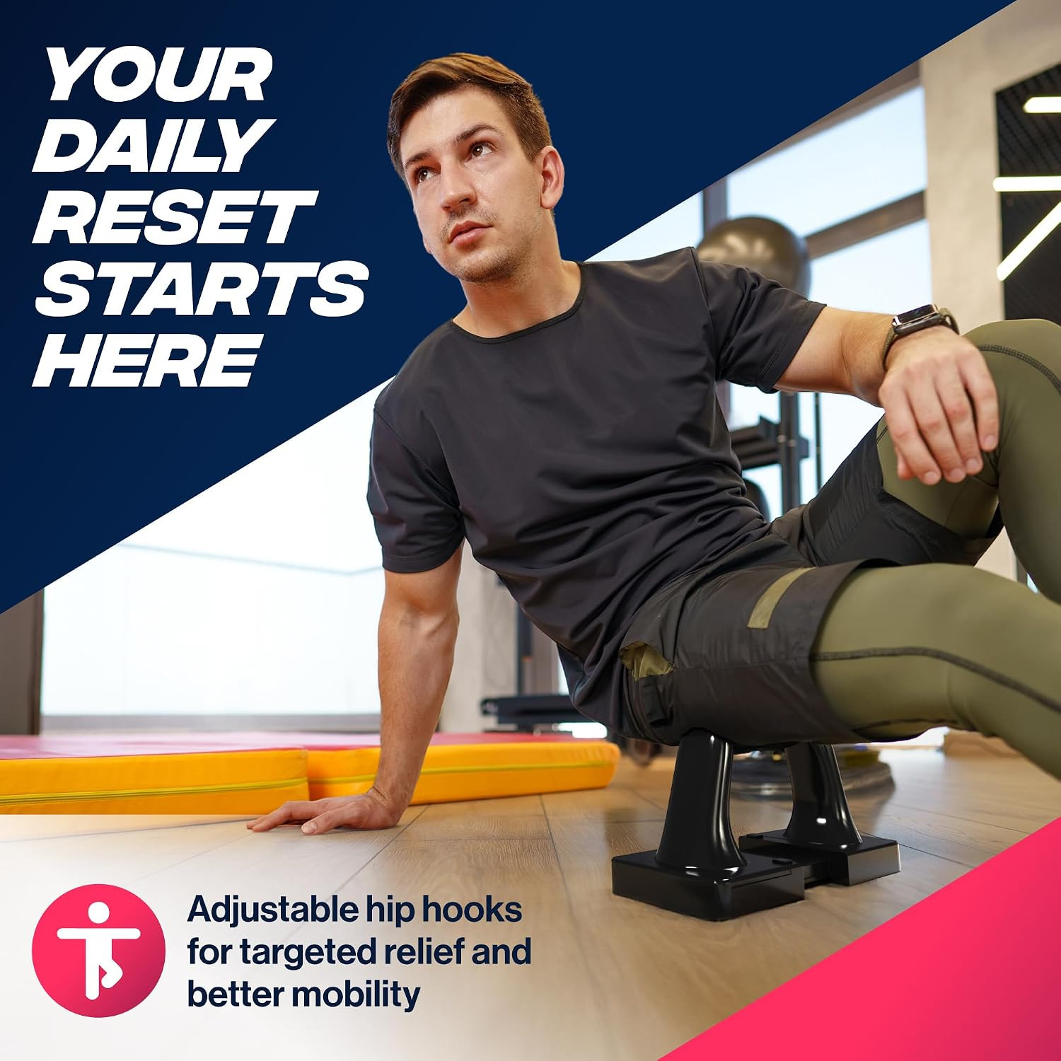 – Fully Adjustable Tool for Hip Flexor, Neck, Illiacus, Back, Glutes, Psoas I Tr