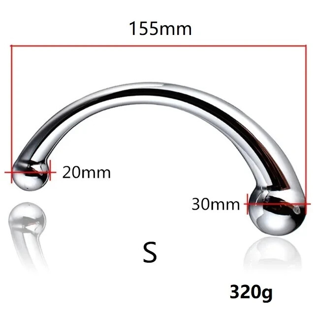 Stainless Steel Handheld Female Full Body Massager Stimulate Metal