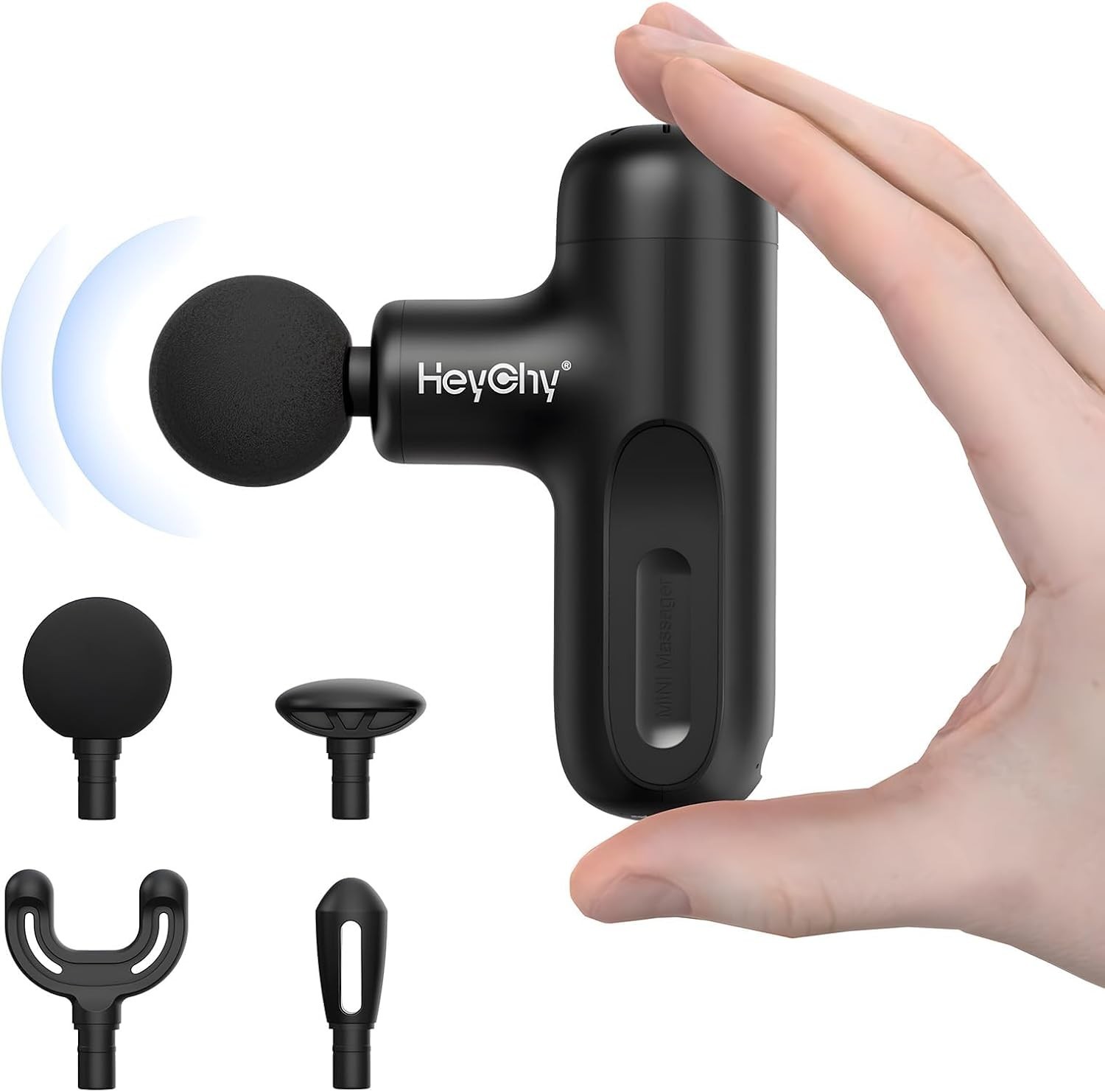 Compact Mini Massage Gun for Deep Tissue Relief – Lightweight & Portable – Black