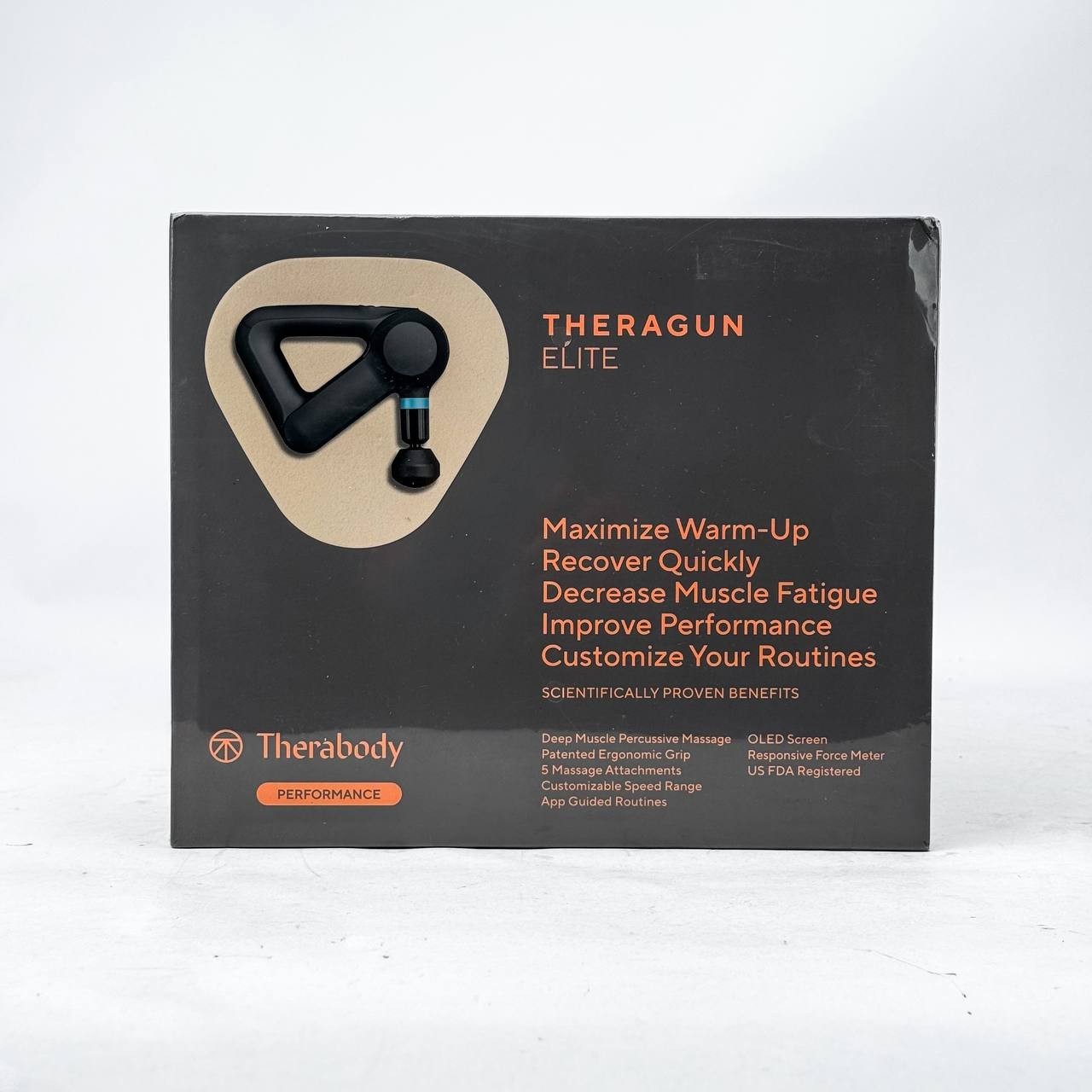 Theragun Elite Percussive Therapy Massage Device – Black. NEW, SEALED!