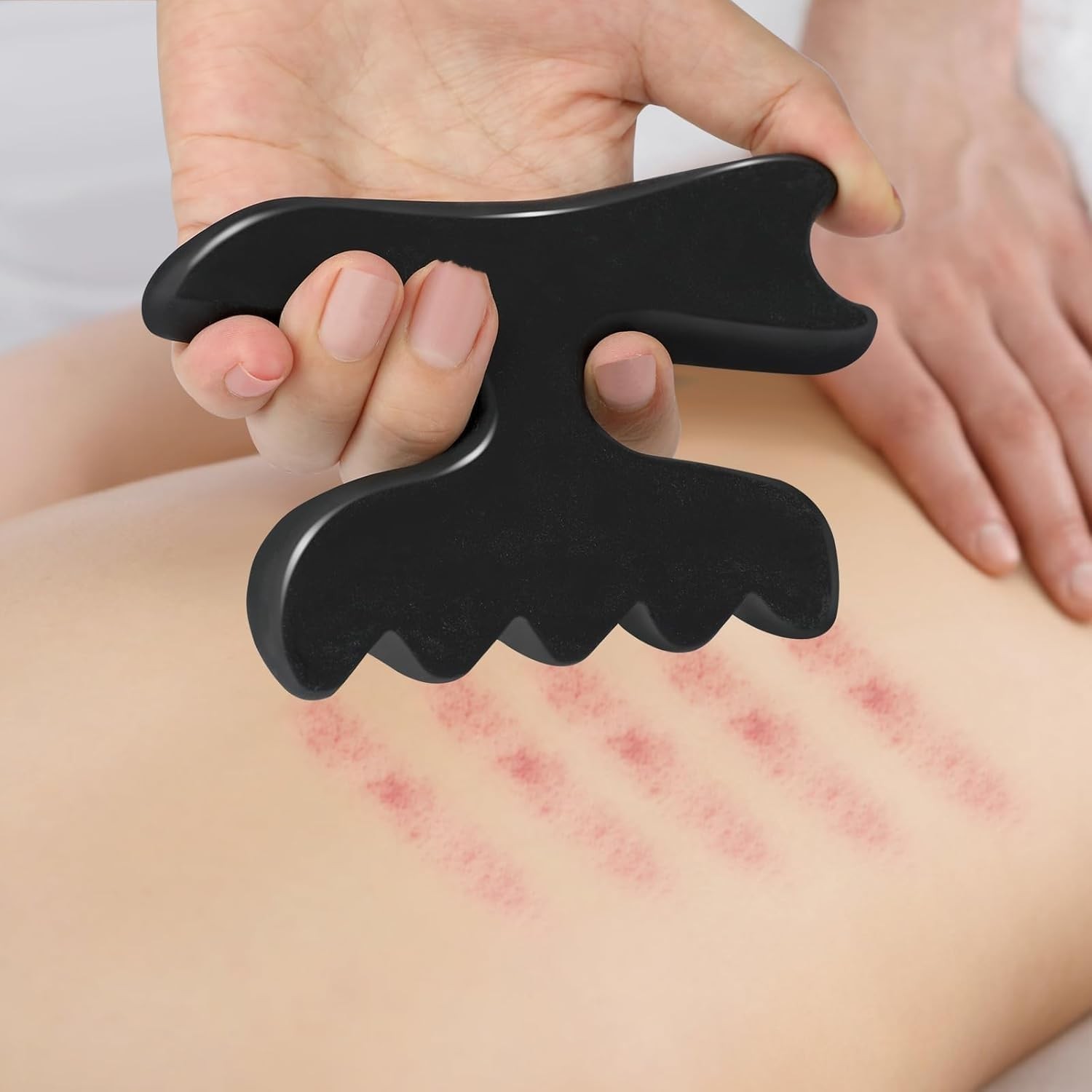 Gua Sha Massage Tool for Body, Natural Bian Stone Scraping Massager,…