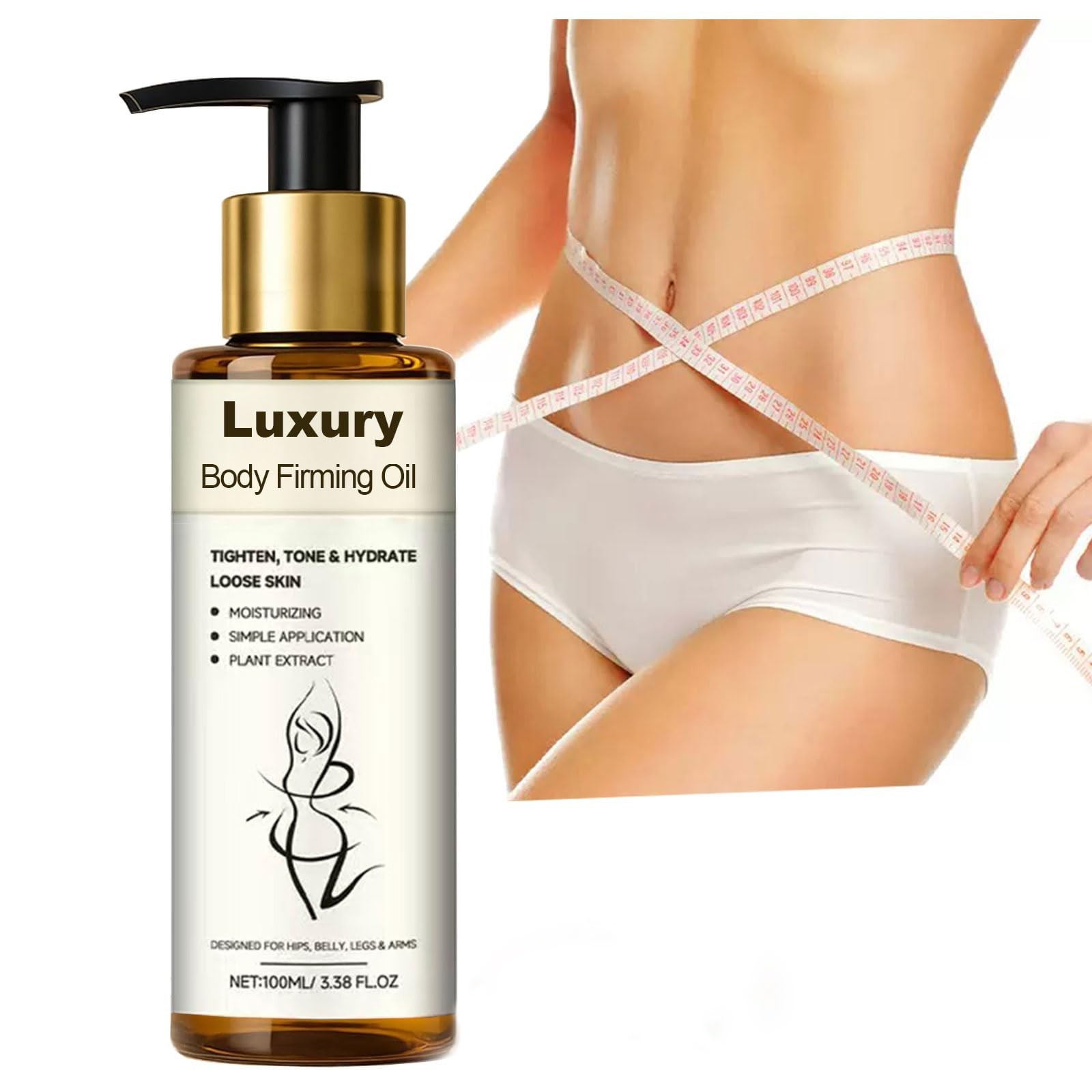 Luxury Body Firming Oil, Anti-Cellulite After-Shower Massage Oil, Natural Bot…