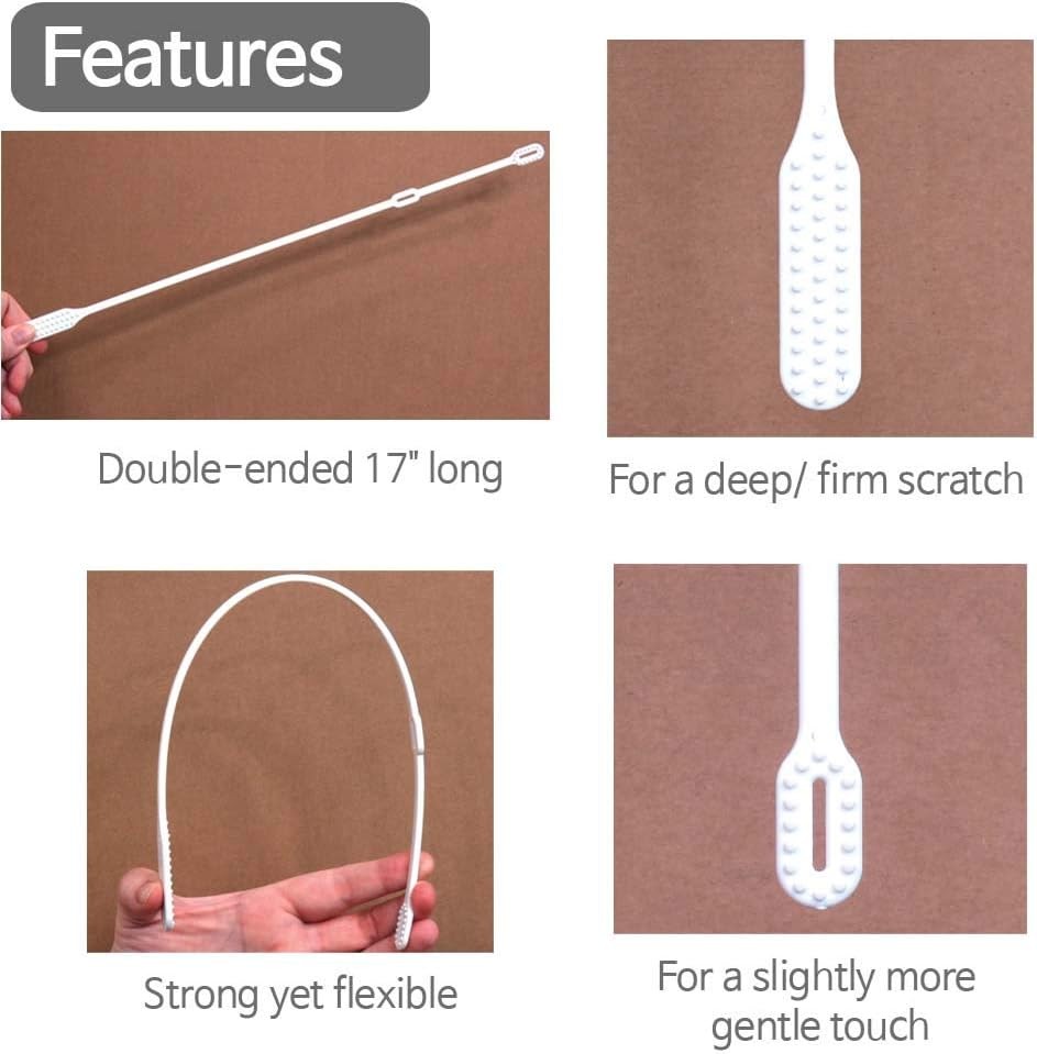 17in Cast Scratcher Cleaner Itch Relief Arm Leg Sanitizer