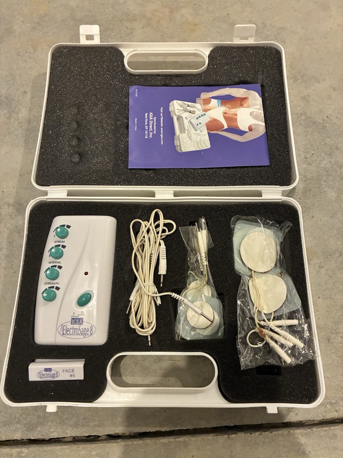 Igia ElectroSage 8 Body Muscle Massager Tens AT6717